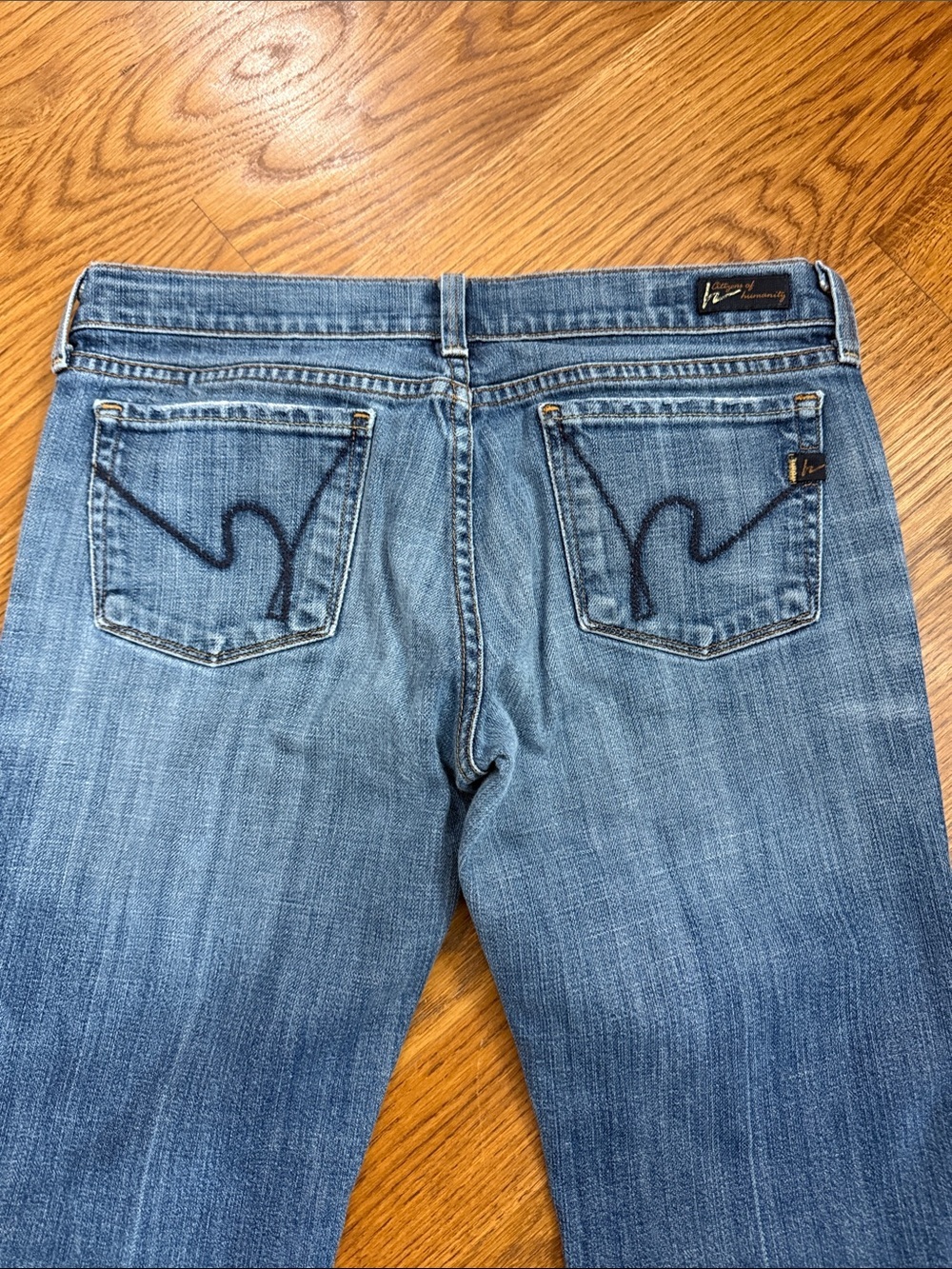 Citizens of Humanity Kelly #001 Low Waist Bootcut Jeans 29 Stretch USA - Picture 6 of 11